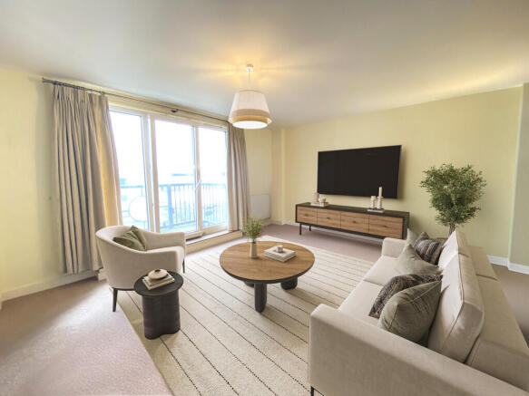 Virtually staged ...