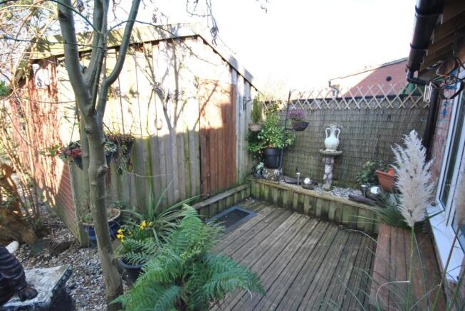 decked area