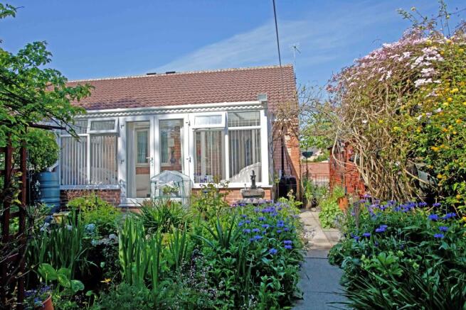 Rear of property