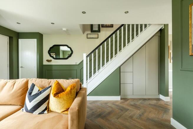 Upgrade to include additional under stair storage