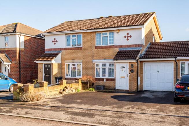 2-bed semi-detached on Hawkins Crescent, Bradley Stoke, Bristol, £315,000