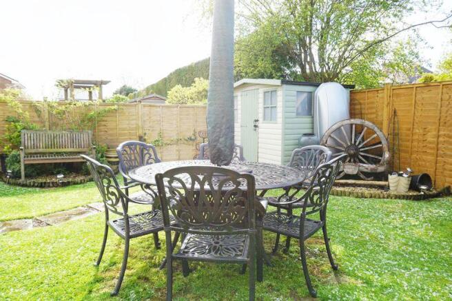 Rear garden