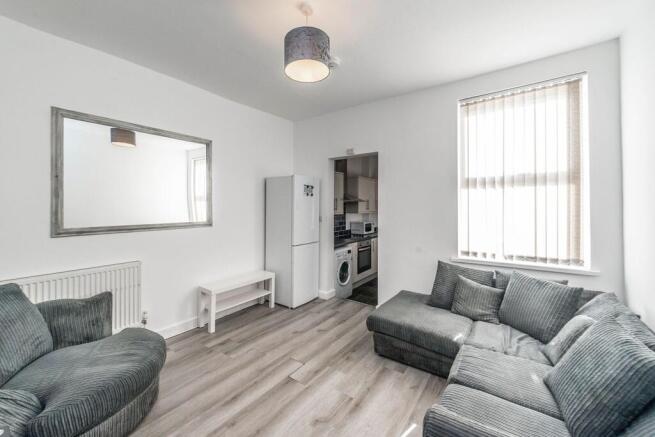 Sitting room dining room and kitchen