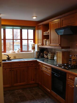 Kitchen with cooker