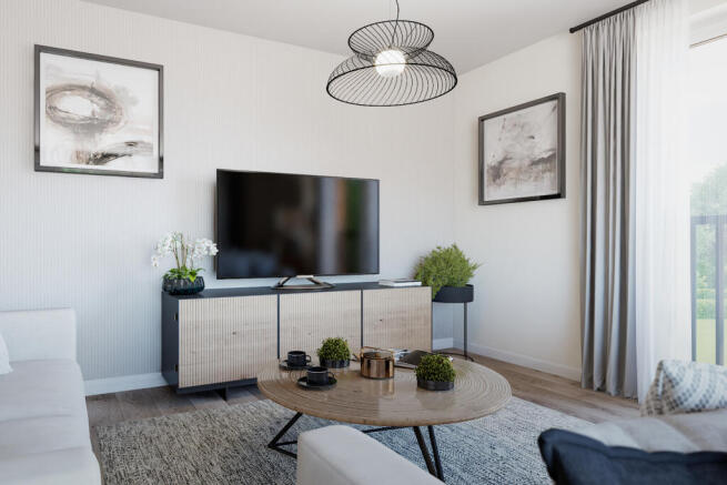 2 bedroom apartment, lounge area