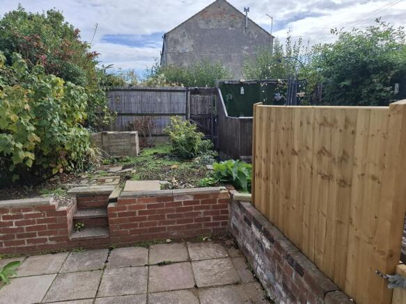 Rear garden area