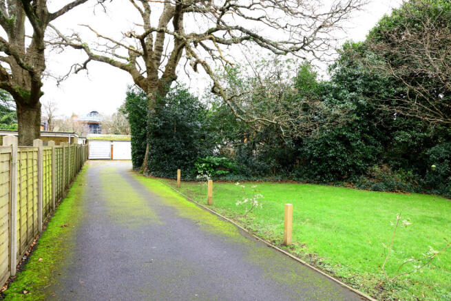 Rear Garden Leading to Garages