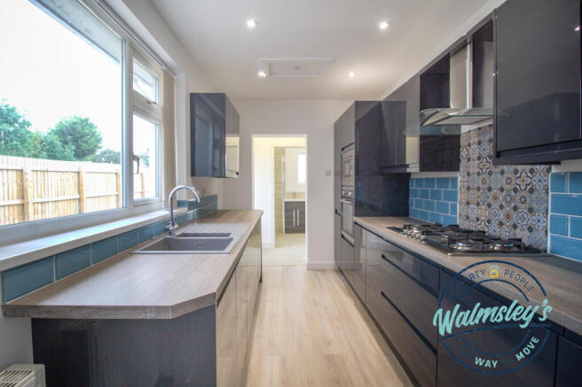 Kitchen towards ground floor shower room