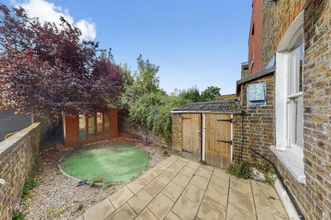 Private south facing rear garden