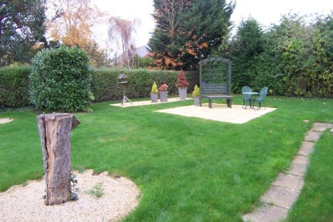 Rear garden