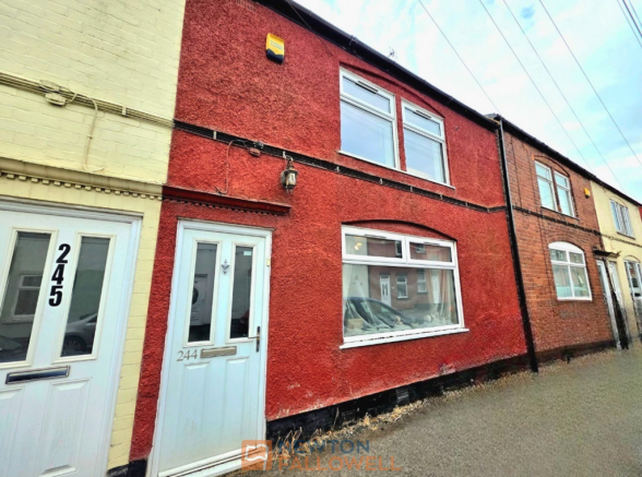 3-bed terraced on Portland Street, New Houghton, NG19, £120,000