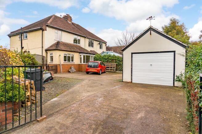 Driveway and Garage