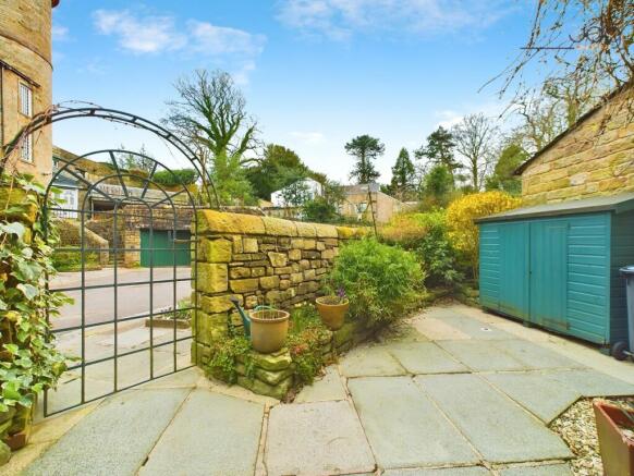 Rear courtyard