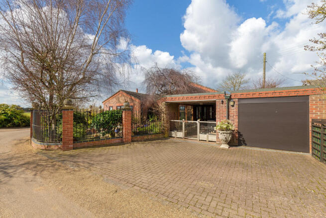 Rear of house