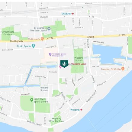Map 21 Wapping Lane