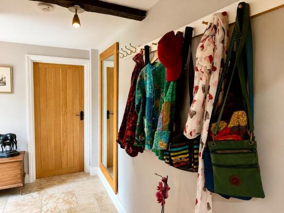 Hallway with cloakroom