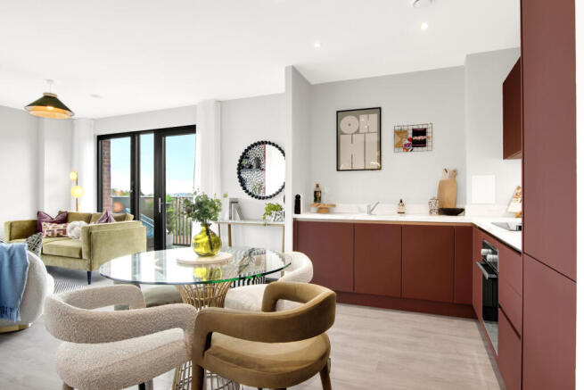 Living/dining/kitchen