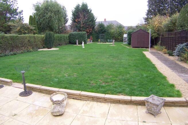 Rear garden