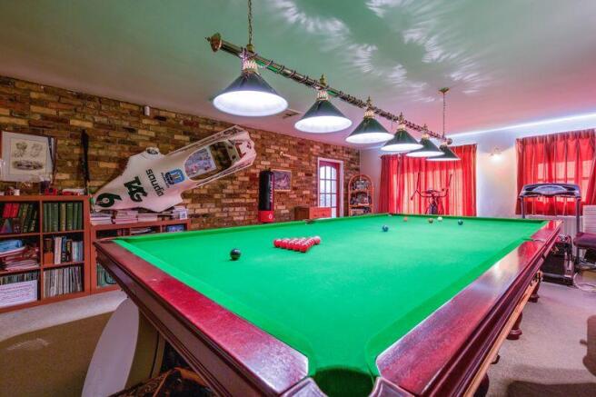 Snooker room
