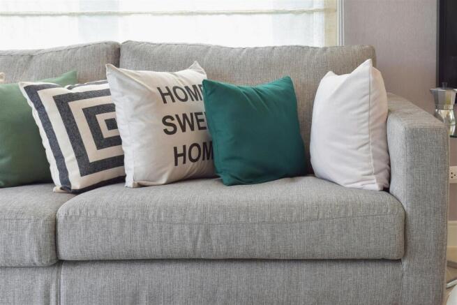 Sofa with Cushions