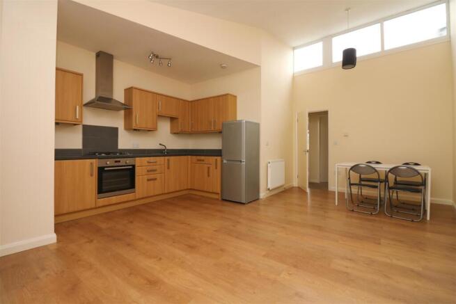 Open Plan Sitting Room and Kitchen