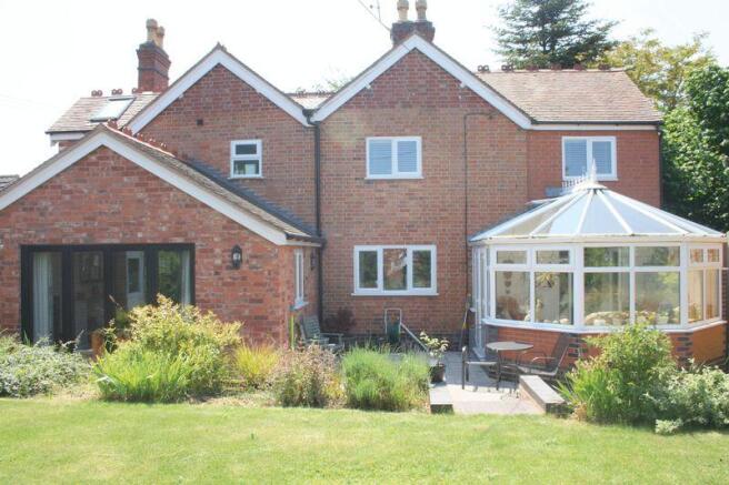 Rear of property