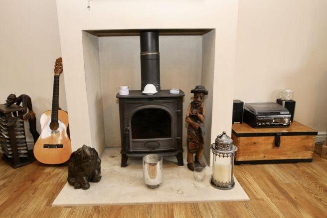 Wood burner in...