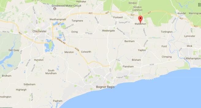 Walberton Map.
