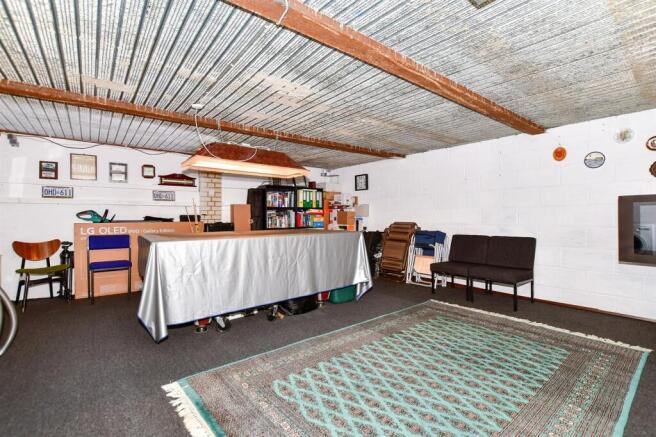 Garage (Currently Used As A Games Room)