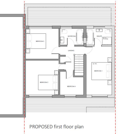 Plans for proposed extension