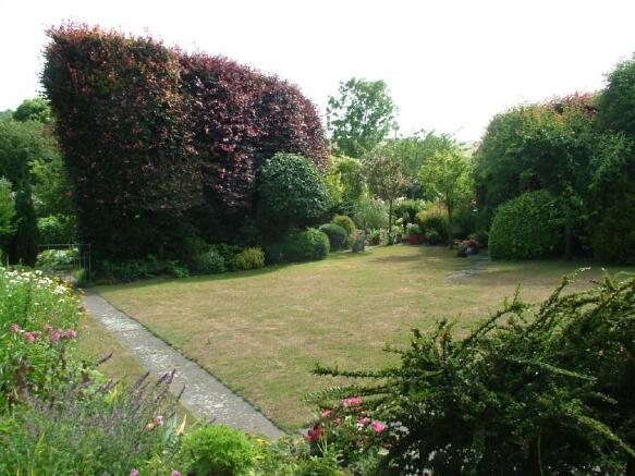 South facing garden
