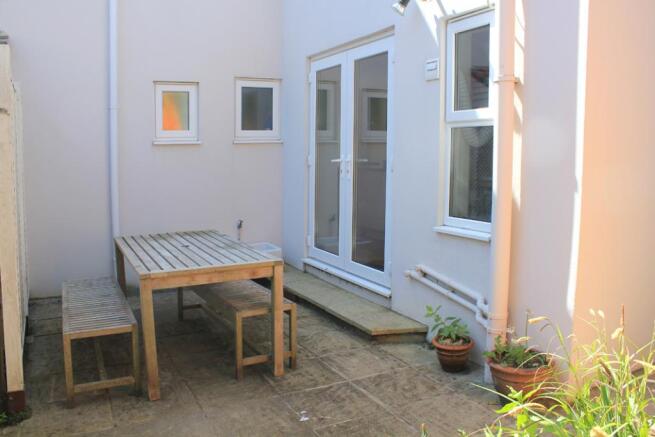 Rear patio