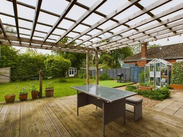 Rear Garden and Decking Area