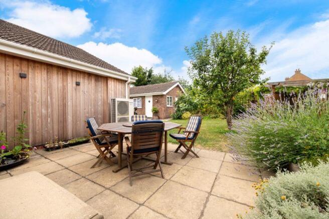 Patio seating area