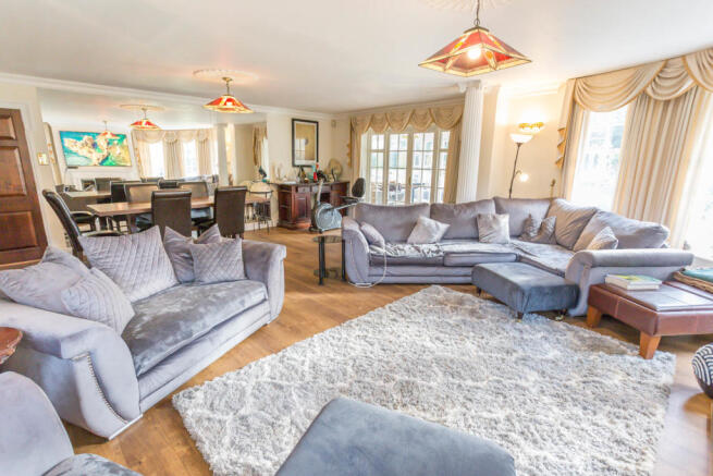 Large L shaped Living Room