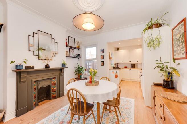 KITCHEN, DINER AND LIVING ROOM