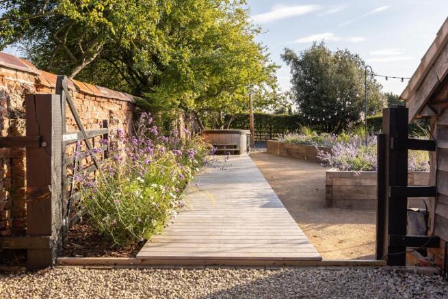 Decked terrace