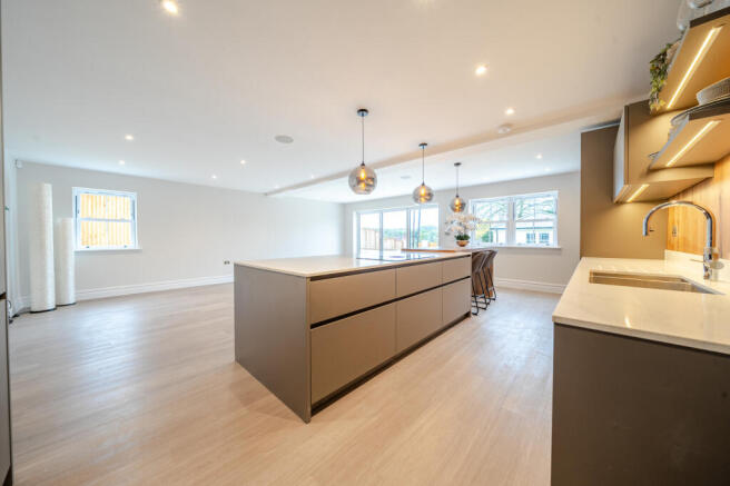 Kitchen and Living/Dining Space