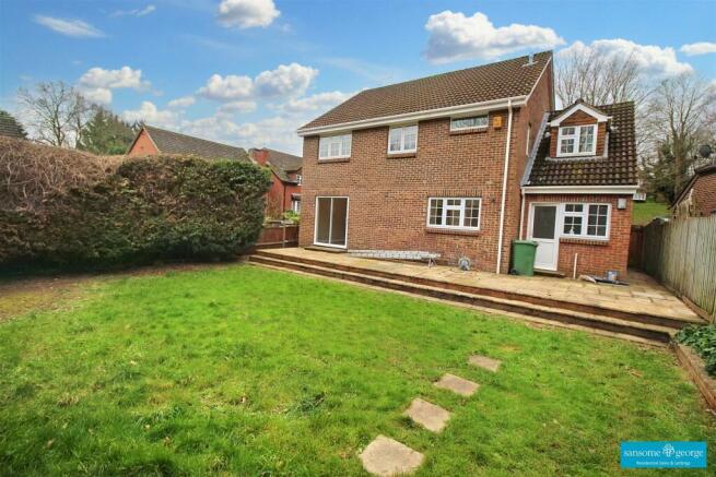 Rear Of Home