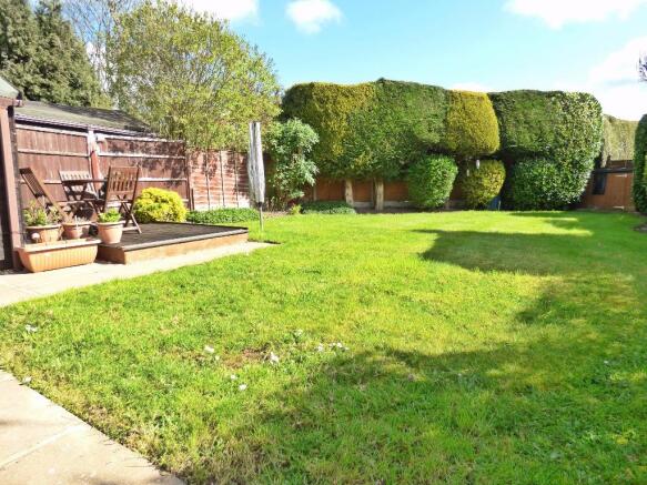 Rear garden