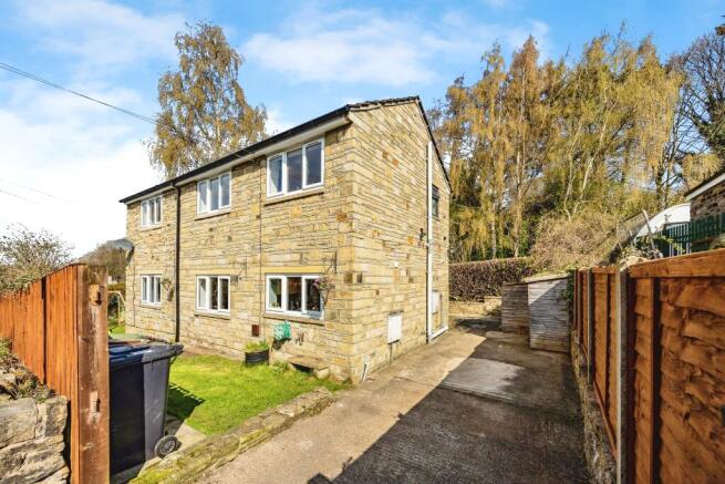 Rear of property