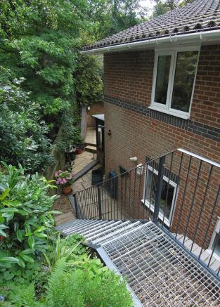 Rear steps to