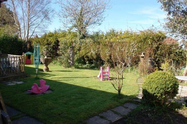 Rear garden
