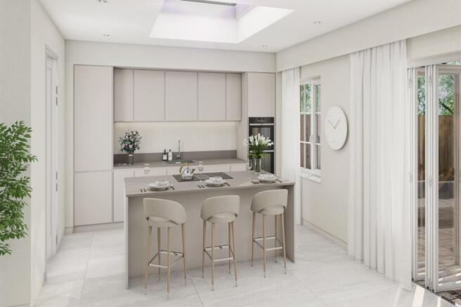 Kitchen area CGI