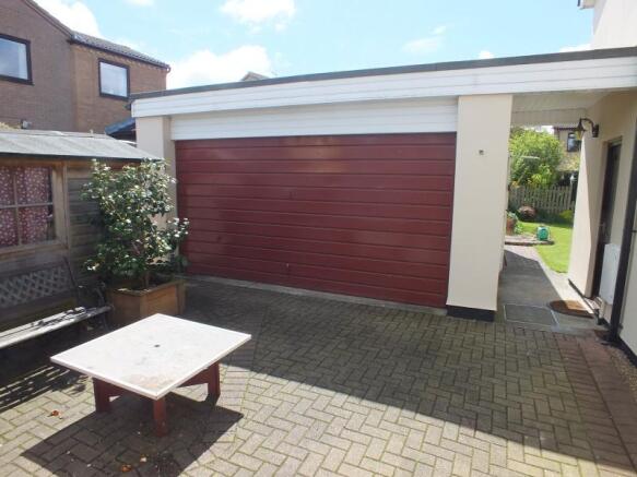 Rear Patio and Garage