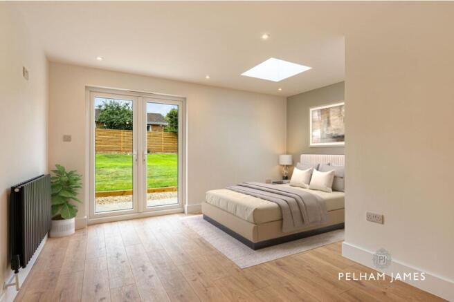 Bedroom 5, 18 Vicarage Road, Oakham (Virtually Staged)