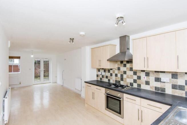 Open Plan Living Room & Kitchen Area