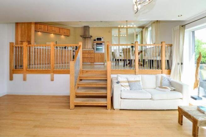 Split level lounge,