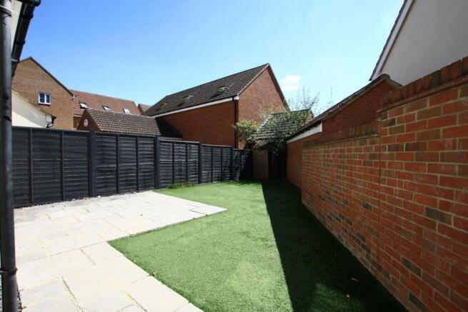Patio and rear garde