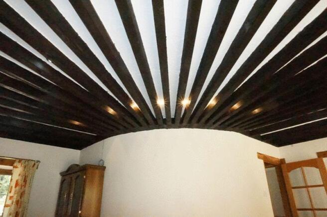 Beamed ceiling